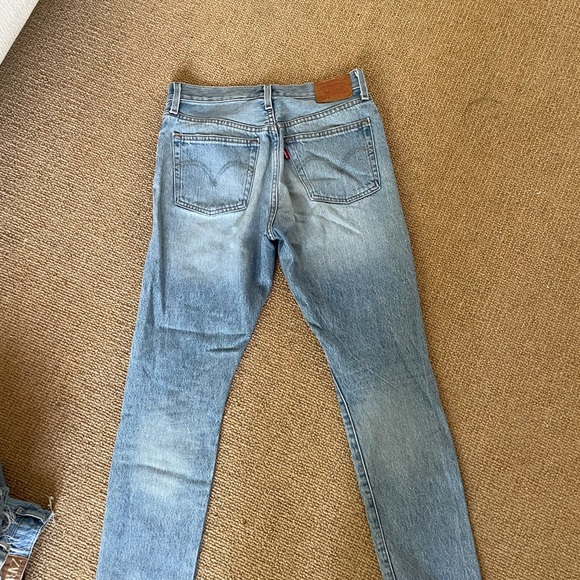 Free People Levi 501 Skinny light wash size 27 - Picture 5 of 7